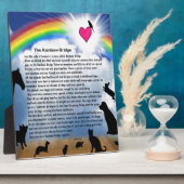 Regenboogbrug Gedicht Fotoplaat (Zijkant)