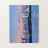 Regenboogbrug in de schemering legpuzzel (Verticaal)