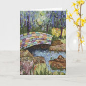 Regenboogbrug Kaart (Gele Bloem)