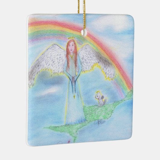 Regenboogbrug  keramisch ornament (Rechts)