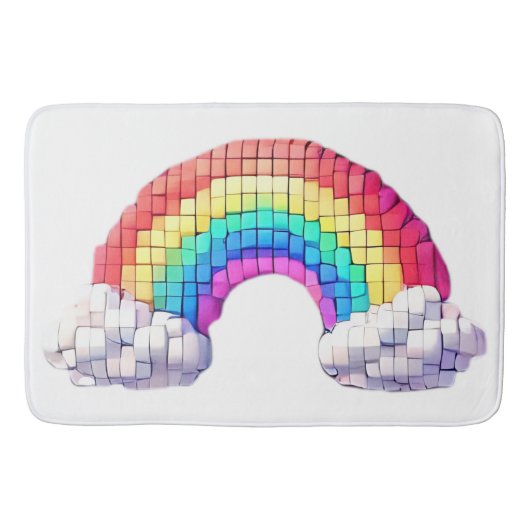 Regenboogbrug naar dromen badmat (Voorkant)
