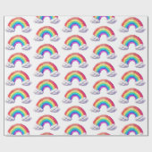 Regenboogbrug naar dromen cadeaupapier (Vlak)