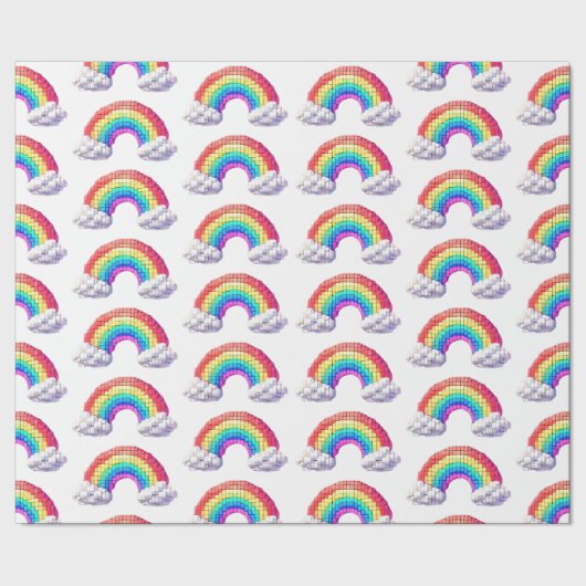 Regenboogbrug naar dromen cadeaupapier (Zoom)