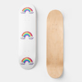 Regenboogbrug naar dromen persoonlijk skateboard (Voorkant)