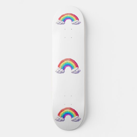 Regenboogbrug naar dromen persoonlijk skateboard (Voorkant)