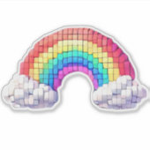 Regenboogbrug naar dromen sticker (Voorkant)