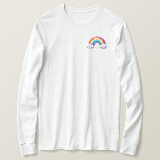 Regenboogbrug naar dromen t-shirt (Design voorkant)