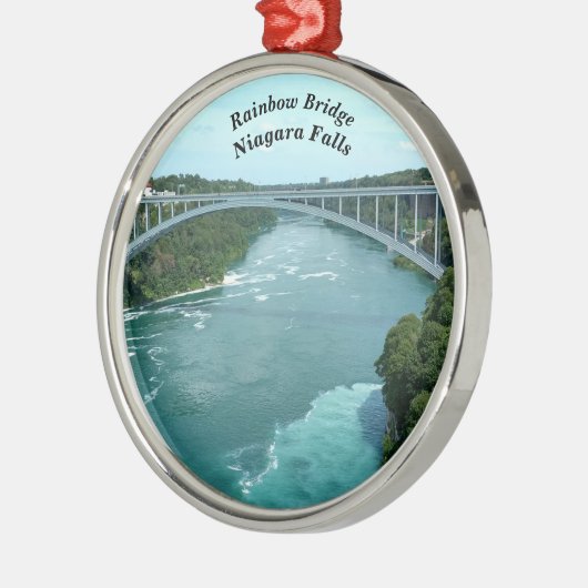 Regenboogbrug, Niagara Herfsten Metalen Ornament (Links)