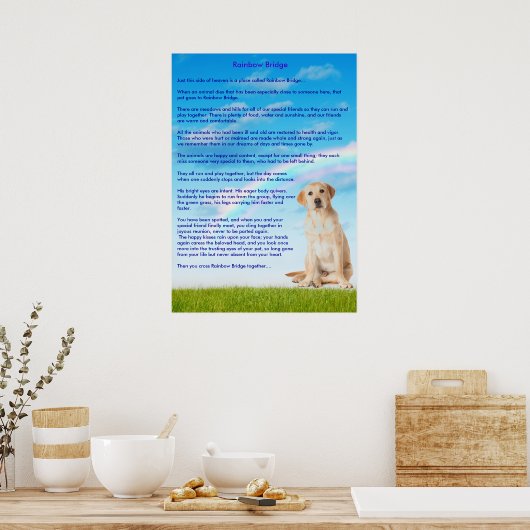 Regenboogbrug Poster (Keuken)