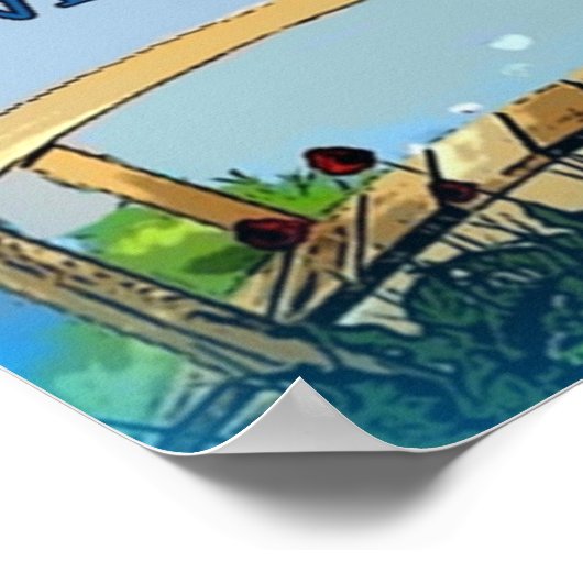 Regenboogbrug Poster (Hoek)