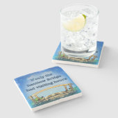 Regenboogbrug Stenen Onderzetter (Zijkant)