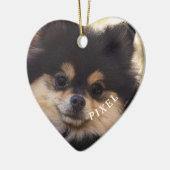 Regenboogbrug voor altijd in ons hart Geest Verlie Keramisch Ornament (Links)