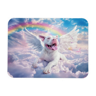Regenboogbrug White Angel Dog Magneet
