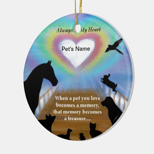 Regenboogbruggen Keramisch Ornament (Links)