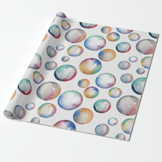 Regenboogbubels Cadeaupapier