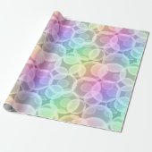 Regenboogbubels Cadeaupapier (Uitgerold)