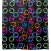 Regenboogbubels Douchegordijn (Voorkant)