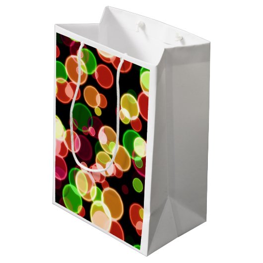 Regenboogbubels Medium Cadeauzakje (Achterkant Gekanteld)