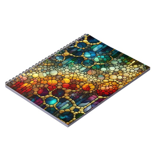 Regenboogbubels Notitieboek (Linkerzijde)