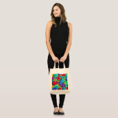 Regenboogbubels Tote Bag (Voorkant (model))