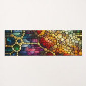 Regenboogbubels Yogamat (Achterkant (horizontaal))
