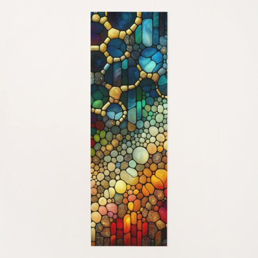 Regenboogbubels Yogamat (Voorkant)