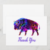Regenboogbuffel Bedankkaart (Voorkant / Achterkant)