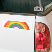 Regenboogbumper Bumpersticker (Op Truck)