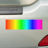 Regenboogbumpersticker Bumpersticker (Op auto)