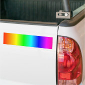 Regenboogbumpersticker Bumpersticker (Op Truck)