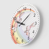 Regenboogbunnies Grote Klok (Hoek)