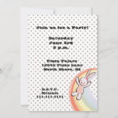 Regenboogbunnies Kaart (Achterkant)