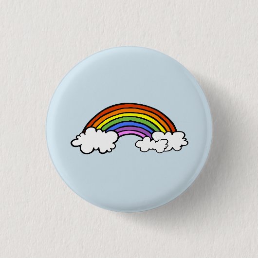 RegenboogButton Ronde Button 3,2 Cm (Voorkant)