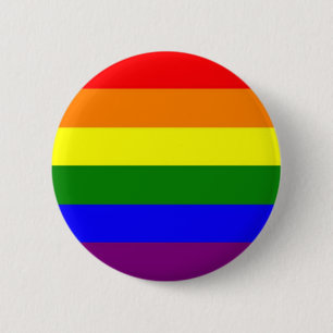 RegenboogButton Ronde Button 5,7 Cm