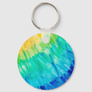 RegenboogButton Sleutelhanger