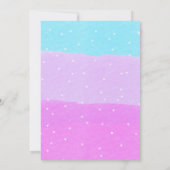 RegenboogCake | 10e uitnodiging (Achterkant)