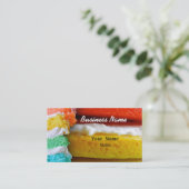 RegenboogCake Visitekaartje (Staand voorkant)