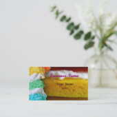 RegenboogCake Visitekaartje (Staand voorkant)