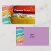 RegenboogCake Visitekaartje (Voorkant / Achterkant)