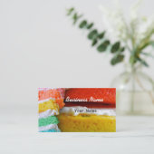RegenboogCake Visitekaartje (Staand voorkant)