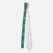 regenboogcamo mannen stropdas (Achterkant)