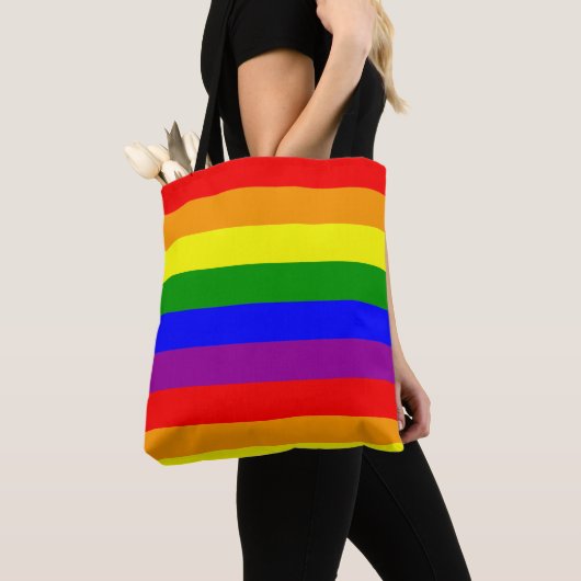 RegenboogCanvas tas (Dichtbij)