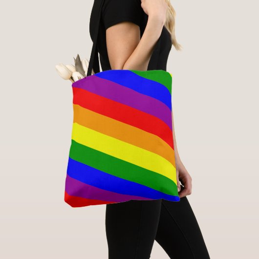 RegenboogCanvas tas (Dichtbij)