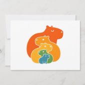 Regenboogcapibara's Bedankkaart (Voorkant)