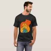 Regenboogcapibara's T-shirt (Voorkant volledig)