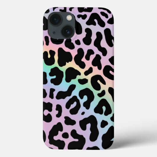 regenboogcheetah iphone 7/8 hoesje (Achterkant)
