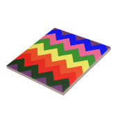 regenboogchevron tegeltje (Zijkant)