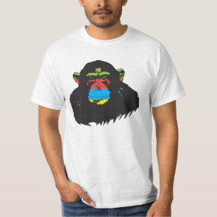 Regenboogchimp. T-shirt