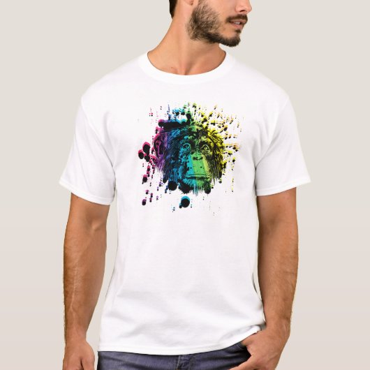 Regenboogchimpansee T-shirt (Voorkant)