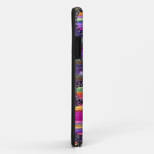 Regenboogcirkel Doodle iPhone 11 Hoesje (Achterkant/rechts)